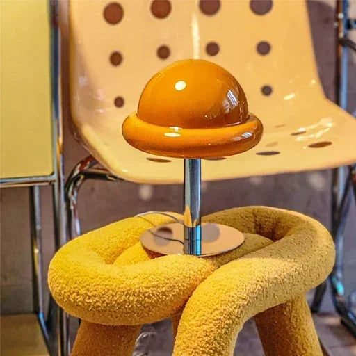 Macaron Mushroom Glass Retro-Contemporary Lamp