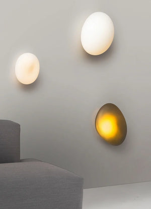 Japanese Pebble Wall Lamp