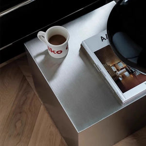 Studio Lima Stainless Steel Cube Side Table
