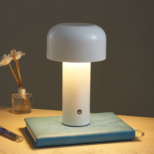 Italian-Style Retro Mushroom Cordless Table Lamp