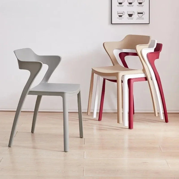 Mingdian One-Piece Recycled PP Dining Chair