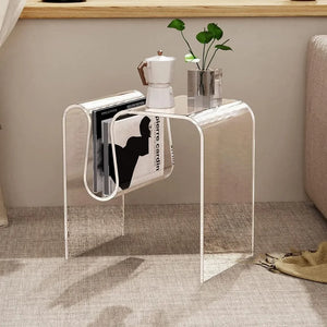 de homê Nordic Bent Rack Acrylic Side Table
