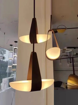 Nordichome Leather Strap Floating Chandelier
