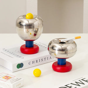 Stainless Steel Retro Ball Ashtray