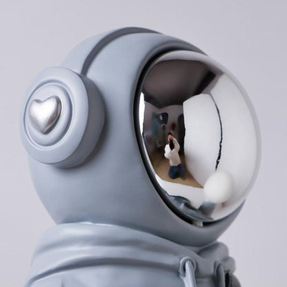 X-Large Astronaut Floor Statue with Moon Lamp