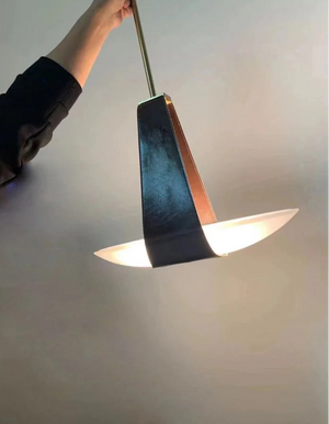 Nordichome Leather Strap Floating Chandelier