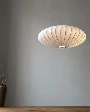 Lustre en soie de style japonais Wabi-sabi