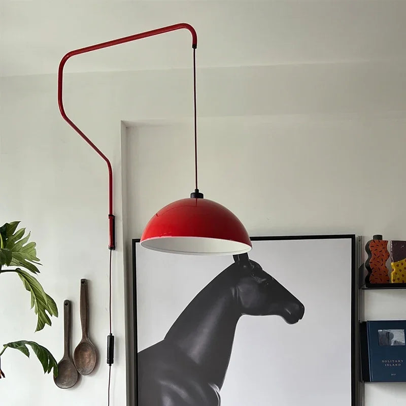 Industrial Pivot Swing Arm Wall Lamp