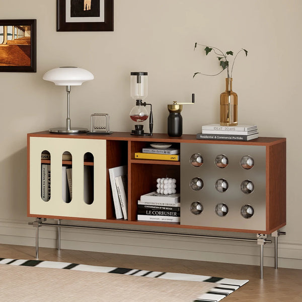 Bauhaus Arc Sideboard MCM Statement Cabinet