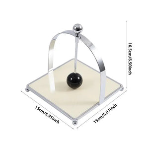 Stainless Steel Wooden Ball Napkin Holder