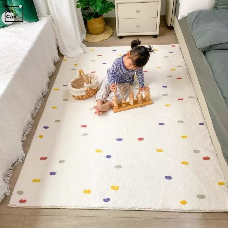 Spotted Rainbow Color Carpet Area Rug