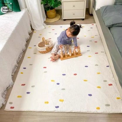 Spotted Rainbow Color Carpet Area Rug