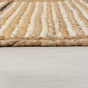 Jute Braided Hand-Crafted Indian Area Rug [Exclusive]