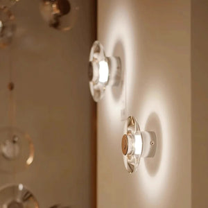Italian Mini Cyrstal Sconce Minimalist Wall Ceiling Lamp