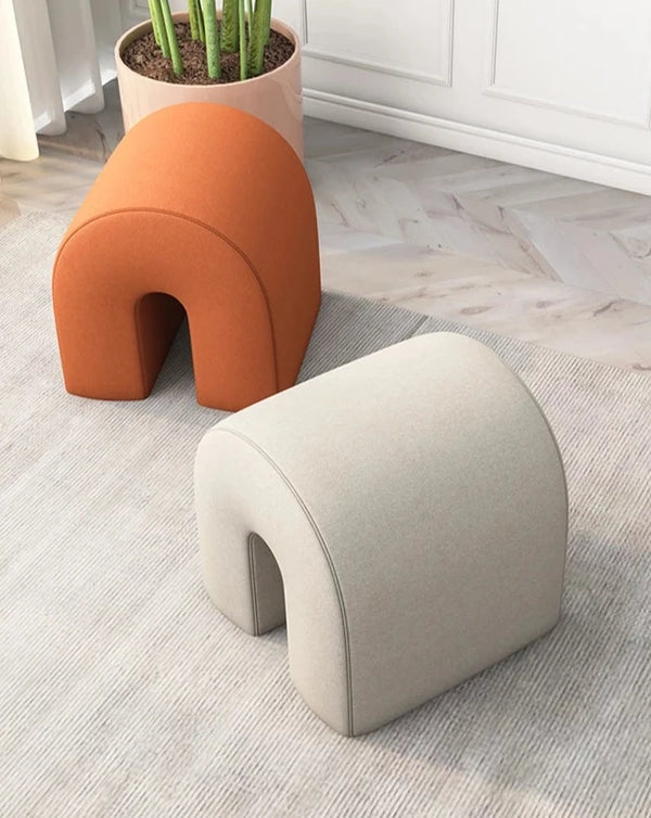 Nordic Designed Minimalist Arch Sofa Stool