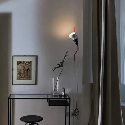 Italian Minimalist Exposed Bulb Adjustable Floor Lamp