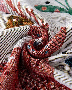 Hirschwald-Urlaubsstimmung Fleecedecke