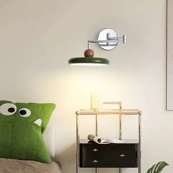 Nordic Retro Ball Top Folding Wall Plug & Fixture Lamp