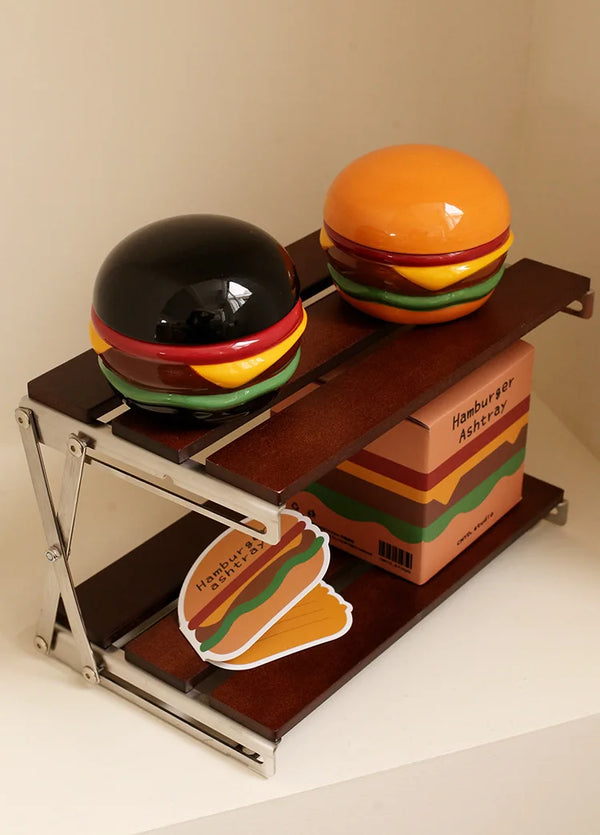 CMYD Burger Ceramic Ashtray