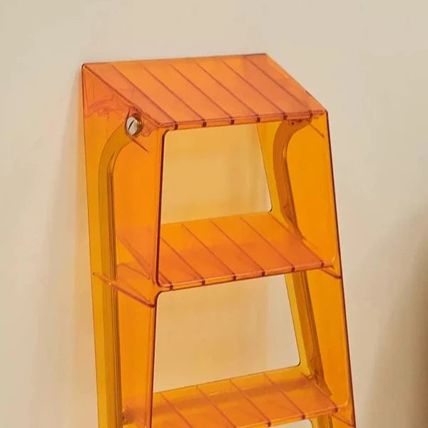 Acrylic Transparent Foldable 3 Step ladder