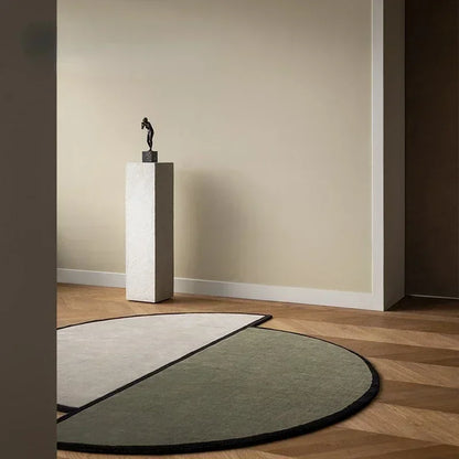 Irregular Staggered Round Carpet Area Rug – OnShelf