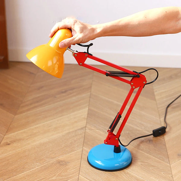 Lampe de table rétro industrielle de style Memphis