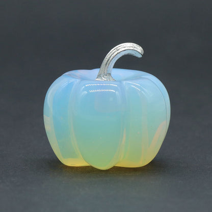 Natural Crystals Stone Pumpkin Statue