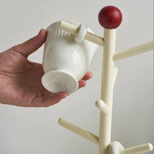 Porte-tasses rotatif rétro Red Ball