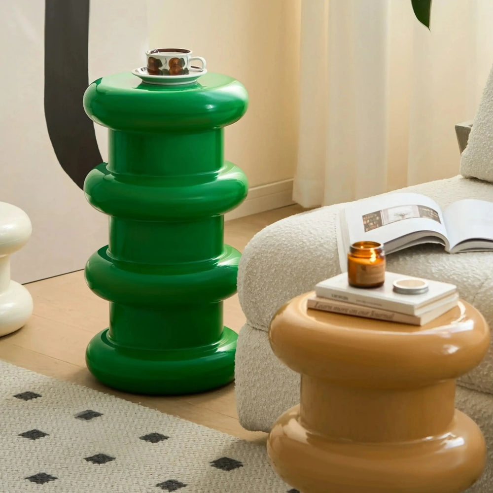 Nordic Macaron ABS Stool Side Table