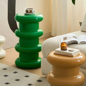 Nordic Macaron ABS Stool Side Table