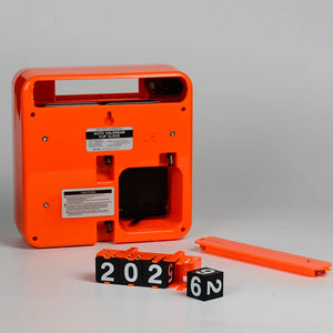 Retro Wall-Mounted Flip Clock Calendar Box