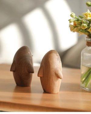 Flaschenöffner aus Holz in Form eines Hais