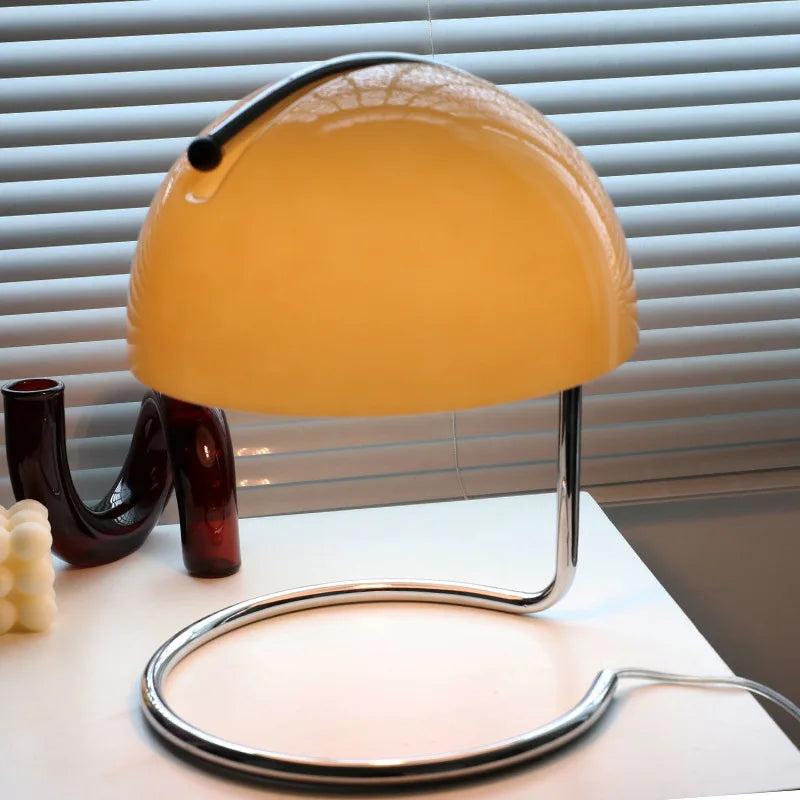 Bauhaus Style Mushroom Candle Warmer Lamp