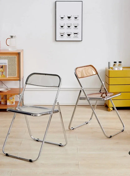 Foldable Acrylic Transparent Chair