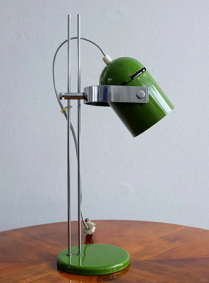 Metal Rail Industrial Table Lamp