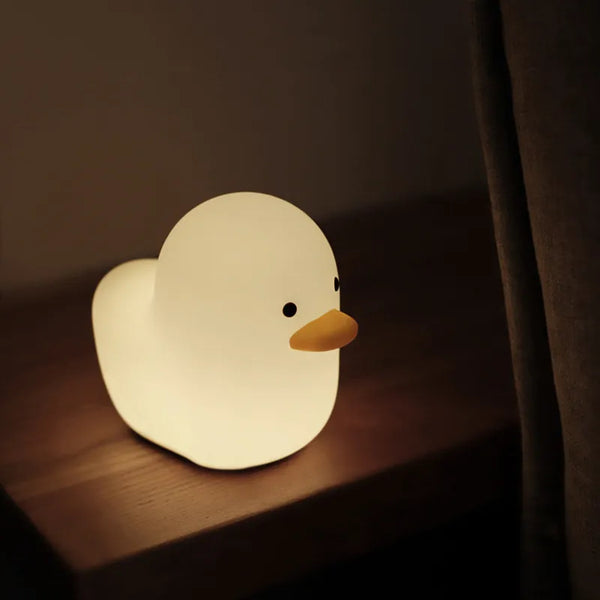Silicone Dull Duck Night Light