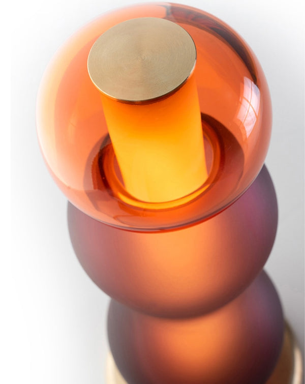 Nordic Colored Glass Table Lamp