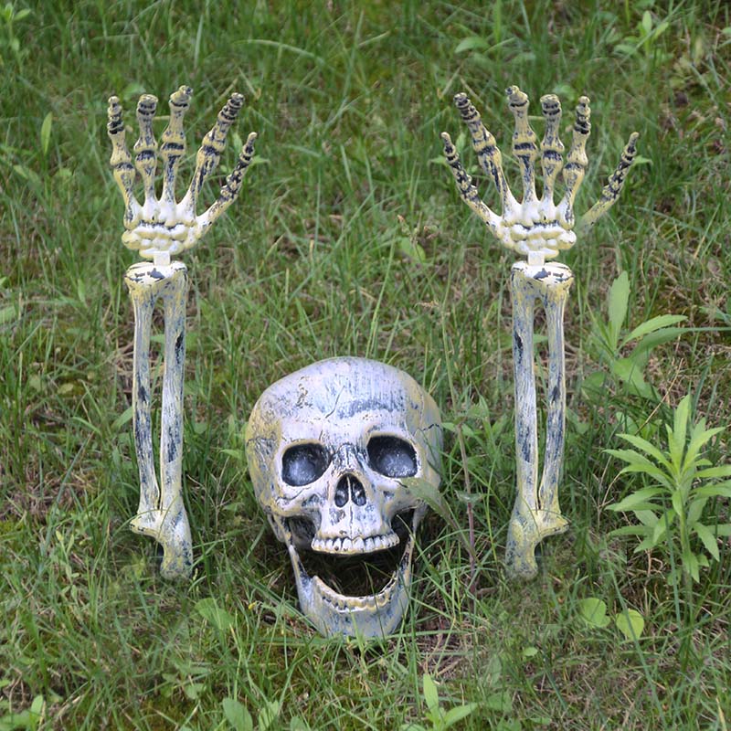 Skeleton Stakes Halloween Graveyard Decor