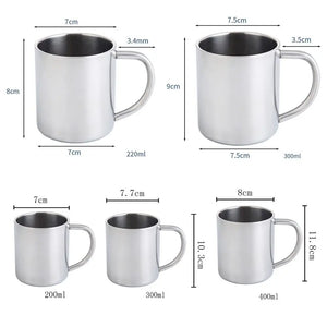 Stainless Steel Camping Vibe Thermal Mug