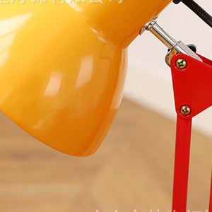 Lampe de table rétro industrielle de style Memphis