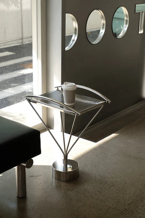 Studio Lima Stainless Steel Arc Side Table
