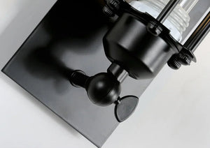 Retro Industrial Lantern Wall Lamp