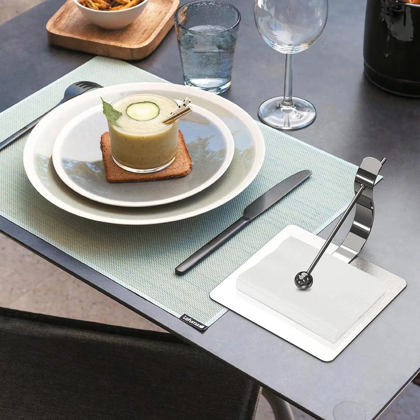 Stainless Steel Seesaw Napkin Holder