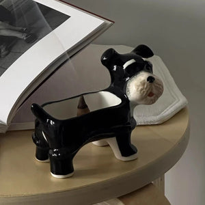 Schnauzer Ceramic Mini Bowl