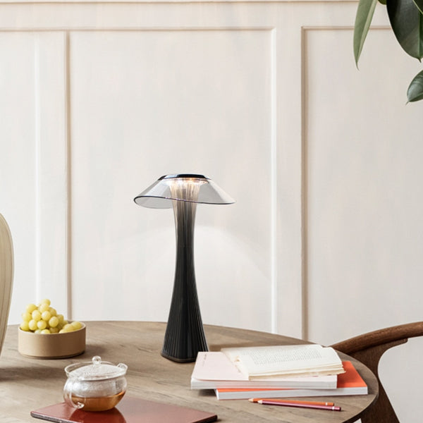 Mushroom Acrylic Top Portable Table Lamp