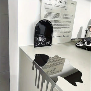 Modü Stainless Steel Melting Plate Ornament