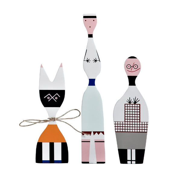 Wood Handcrafted Character Figurines