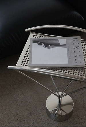 Studio Lima Stainless Steel Arc Side Table
