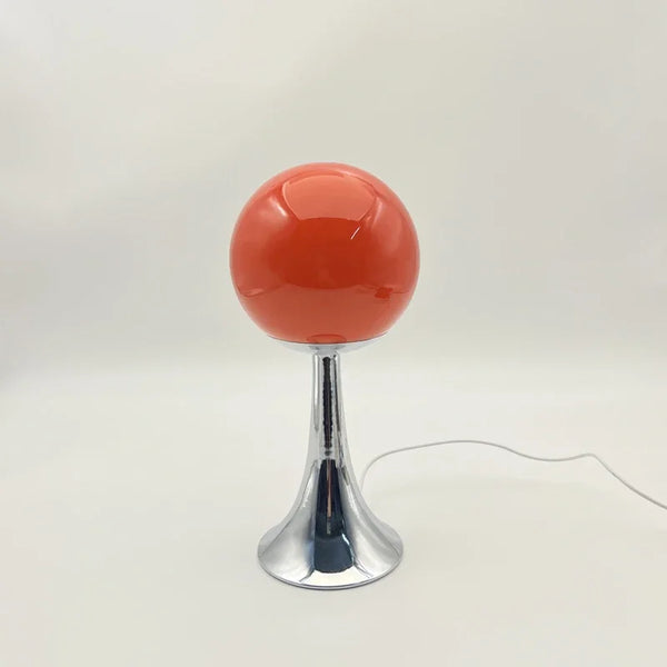 Colored Glass Ball Retro Table Lamp