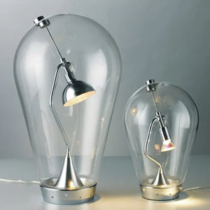 Lampe de bureau magnétique en verre soufflé tactile moderne pour salon, salle d'étude, chambre à coucher, décoration, lampe de bureau de lecture